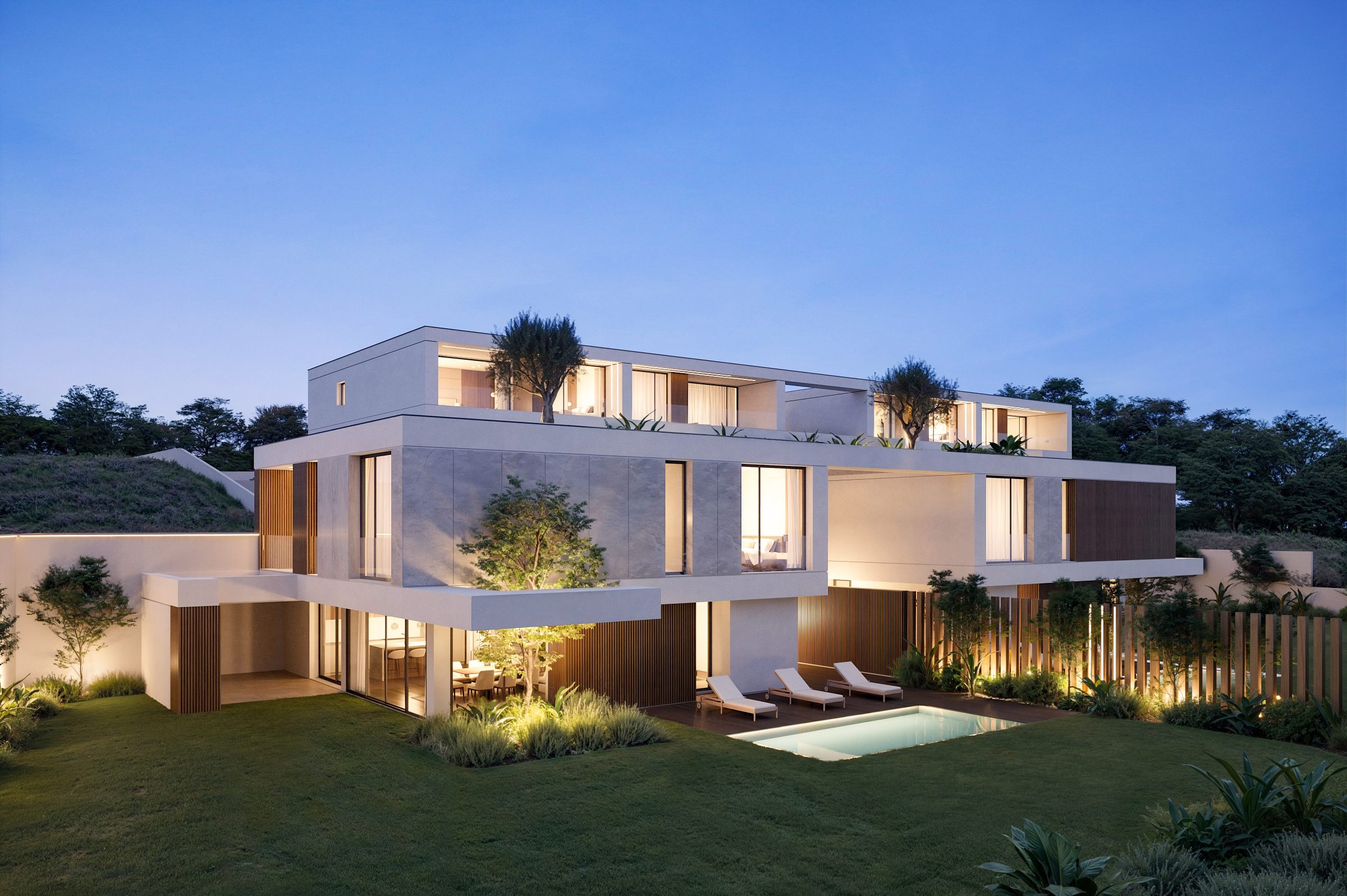 Entrada privativa de moradia — São Romão Residence, Leiria