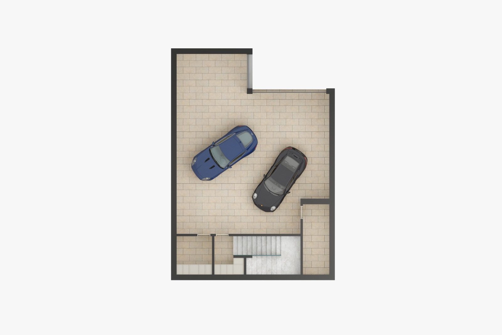 Planta Piso -1 — Moradias C, D, E, F — São Romão Residence